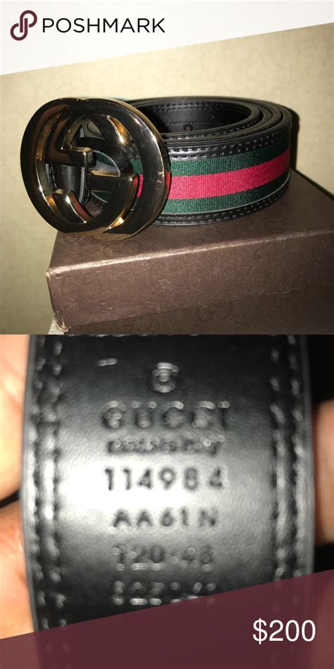 authentic Gucci belt serial number